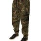 Mehrfarbige Camouflage Cargo-Jogginghose