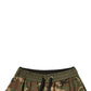 Mehrfarbige Camouflage Cargo-Jogginghose