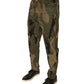 Mehrfarbige Camouflage-Baumwollhose