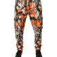 Mehrfarbige Cargo-Jogginghose mit Camouflage-Muster