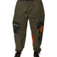 Mehrfarbige Cargo-Jogginghose mit Camouflage-Muster