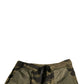 Grüne Jogger-Cargohose aus Baumwolle