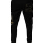 Schwarze Cargohose aus Baumwolle für Herren