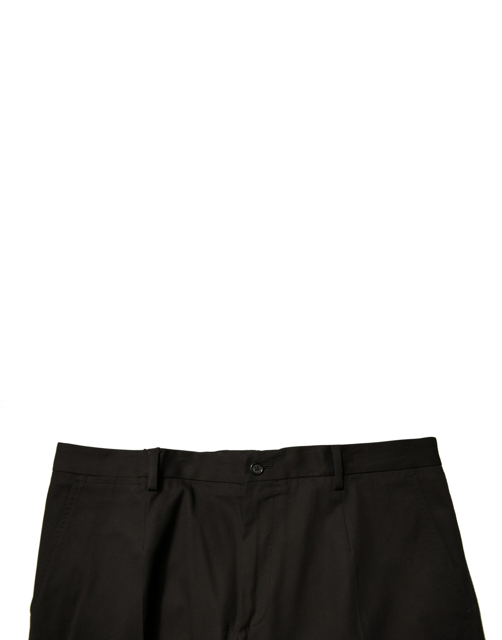 Schwarze Cargohose aus Baumwolle für Herren
