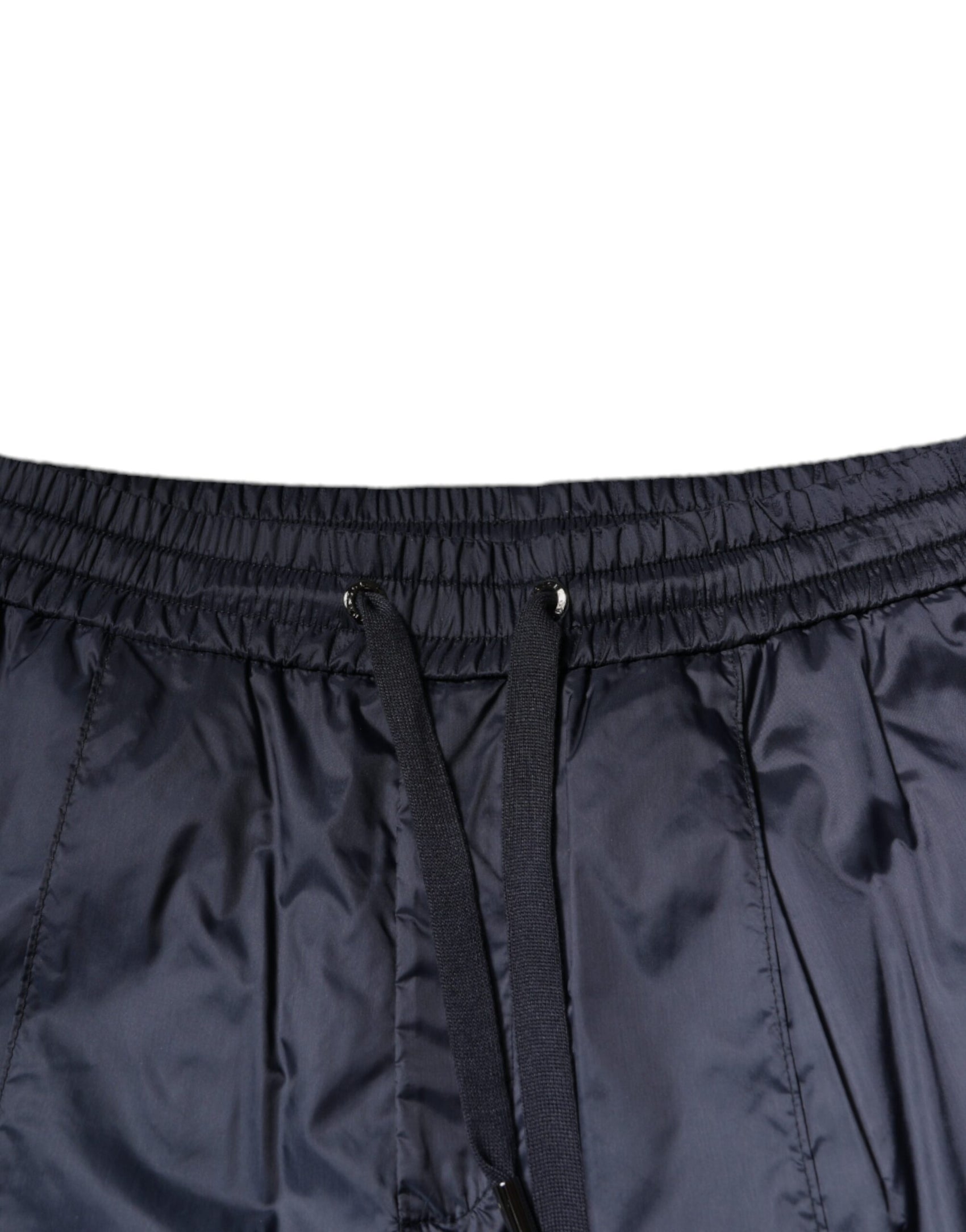 Dunkelblaue Skinny-Jogginghose aus Baumwolle