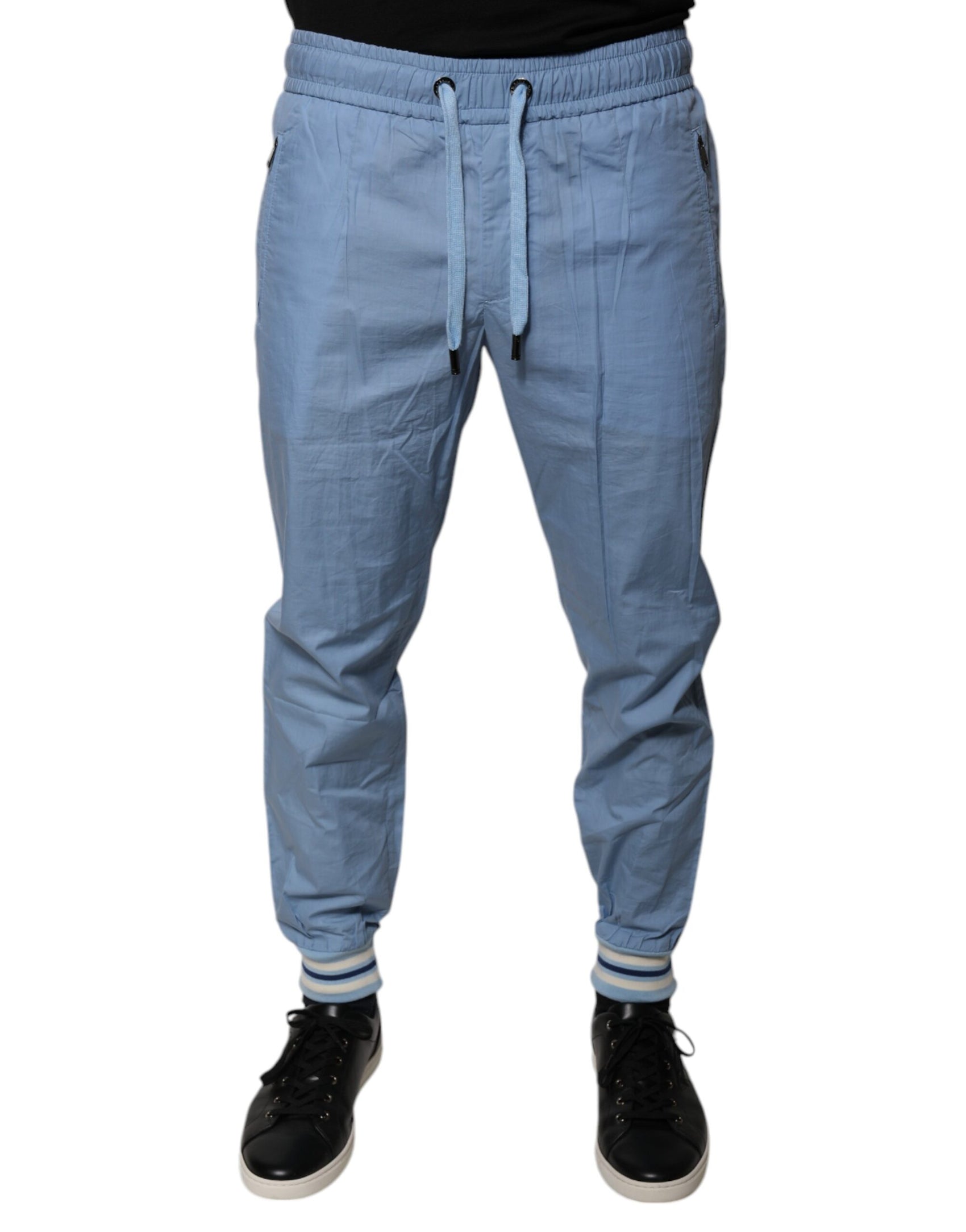 Blaue Jogginghose aus Baumwolle
