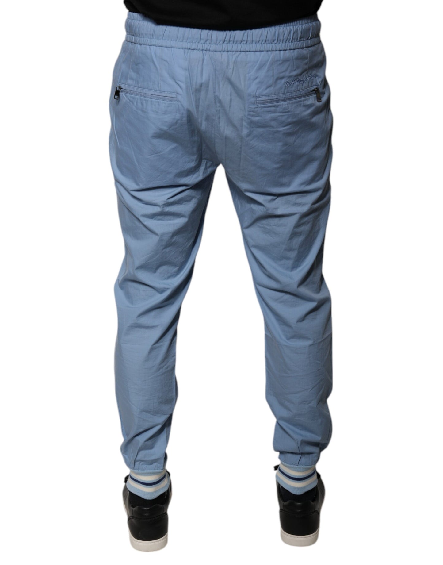 Blaue Jogginghose aus Baumwolle