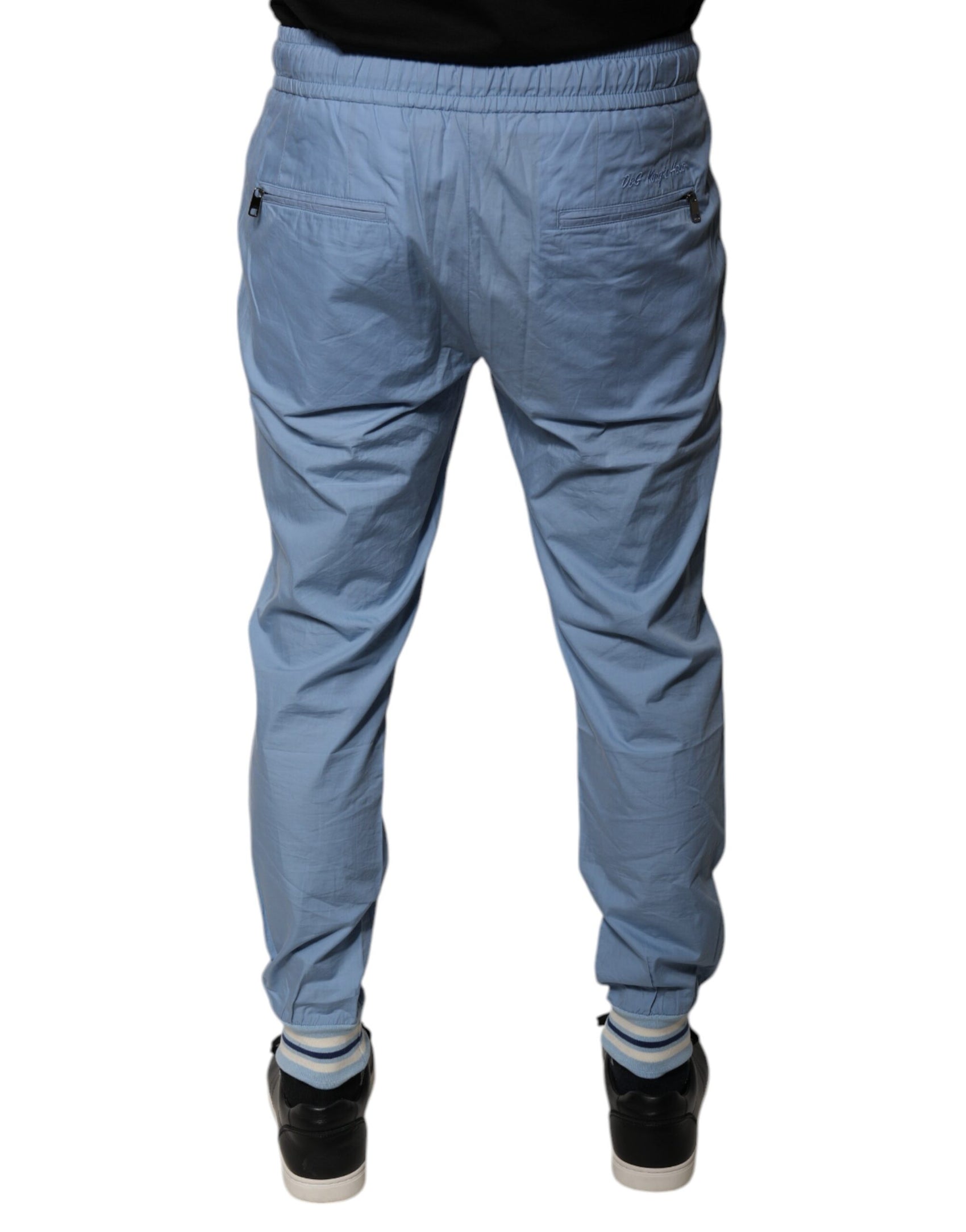 Blaue Jogginghose aus Baumwolle