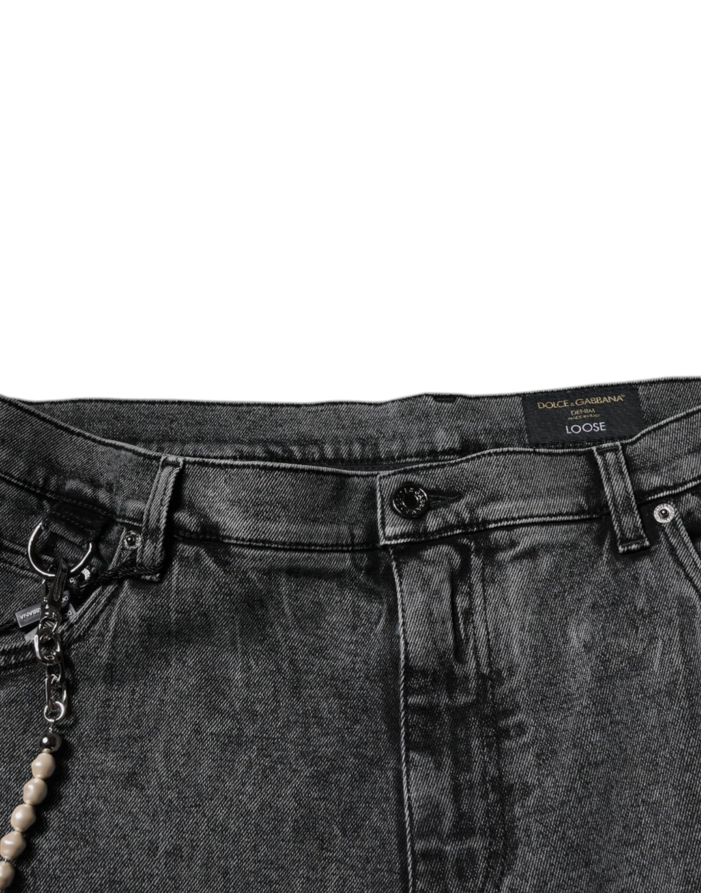 Dunkelgraue Skinny-Jeans aus Baumwolle