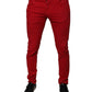 Skinny-Jeans aus Baumwolle mit Logo von Red Crown