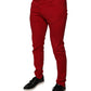 Skinny-Jeans aus Baumwolle mit Logo von Red Crown