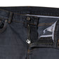 Dunkelgraue Skinny-Jeans aus Baumwolle