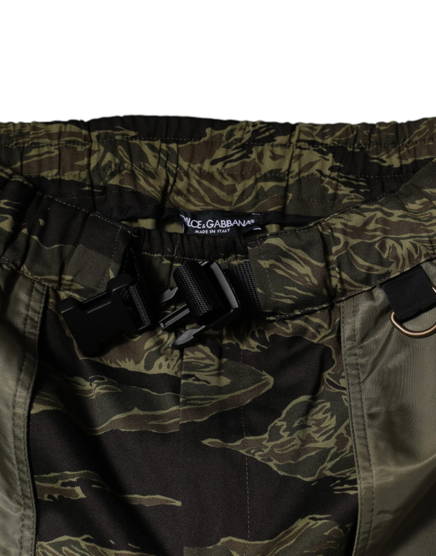 Grüne Jogger-Cargohose aus Baumwolle