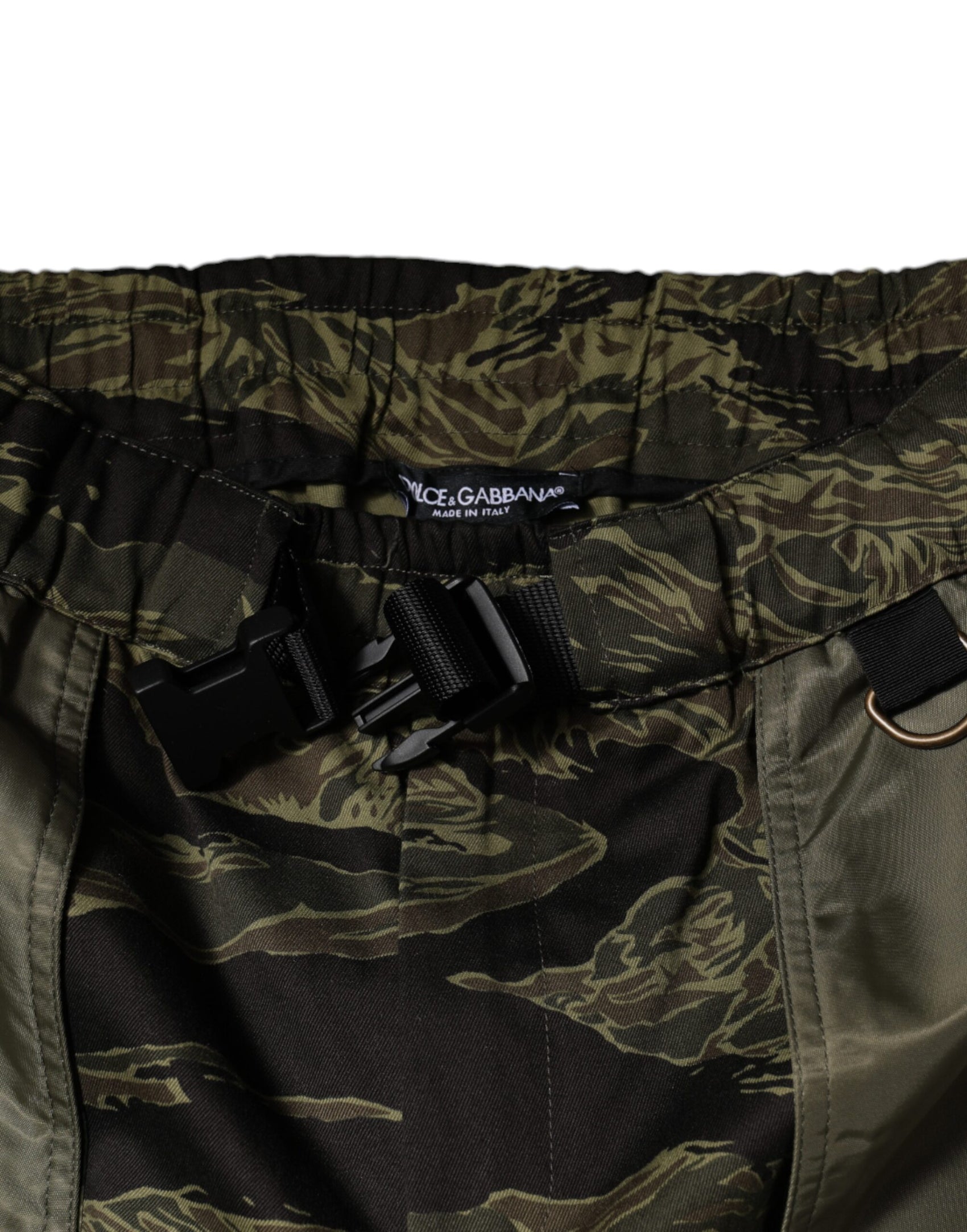 Grüne Jogger-Cargohose aus Baumwolle