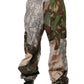 Dolce & Gabbana Multicolor Patchwork Camouflage Cargo Pants