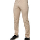 Beige Regular Jeans aus Baumwollstretch für Herren