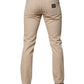 Beige Regular Jeans aus Baumwollstretch für Herren