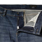 Blaue Skinny-Jeans aus Baumwolle mit Logo-Schild