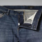 Blaue Skinny-Jeans aus Baumwolle mit Logo-Schild