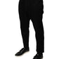 Schwarze Skinny-Jeans aus Baumwollstretch mit Logo