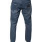 Blaue Herren-Jeans mit Logo aus Baumwolle