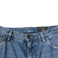 Blaue Herren-Jeans mit Logo aus Baumwolle