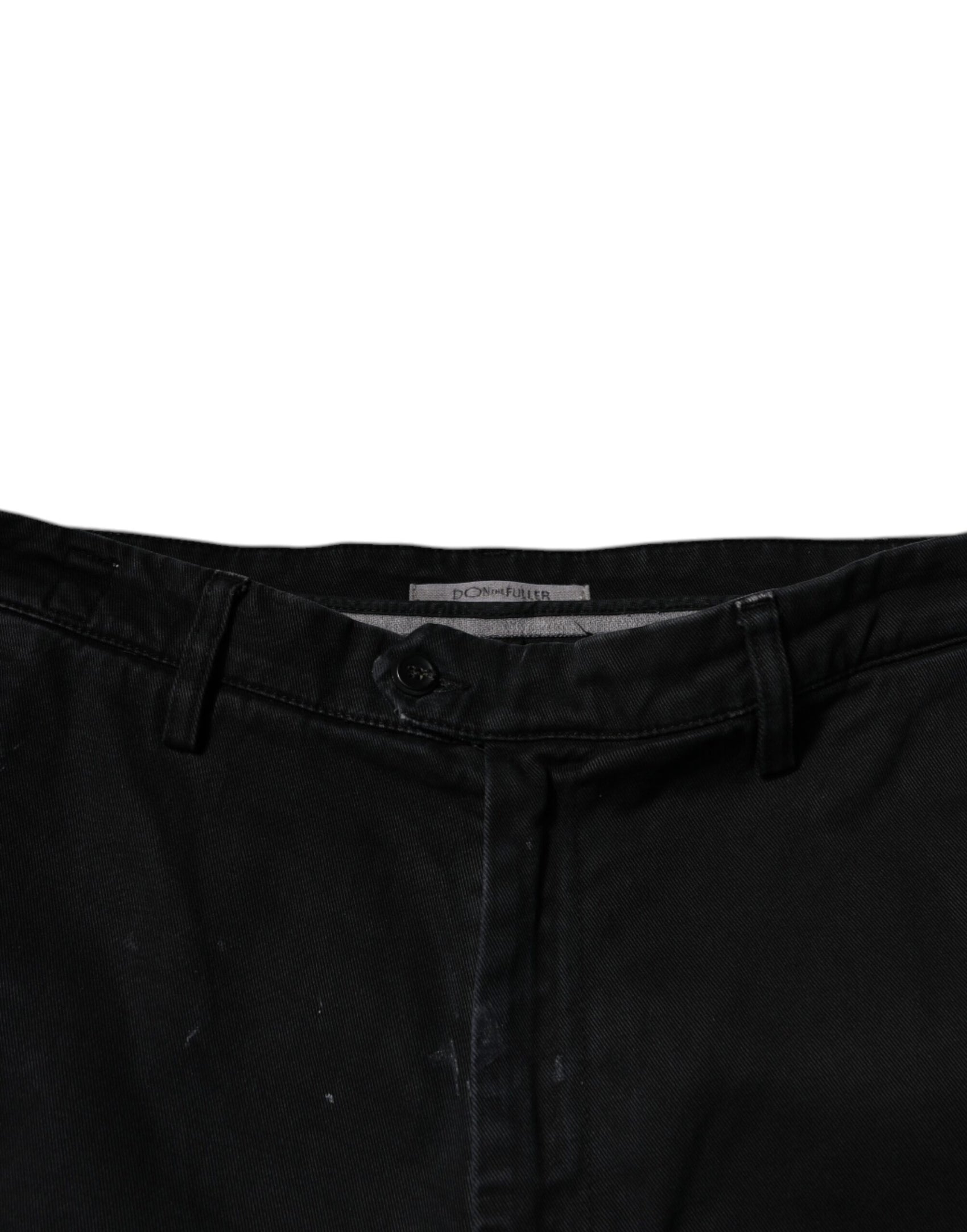 Schwarze HOUSTON Herren Cropped Denim Jeans