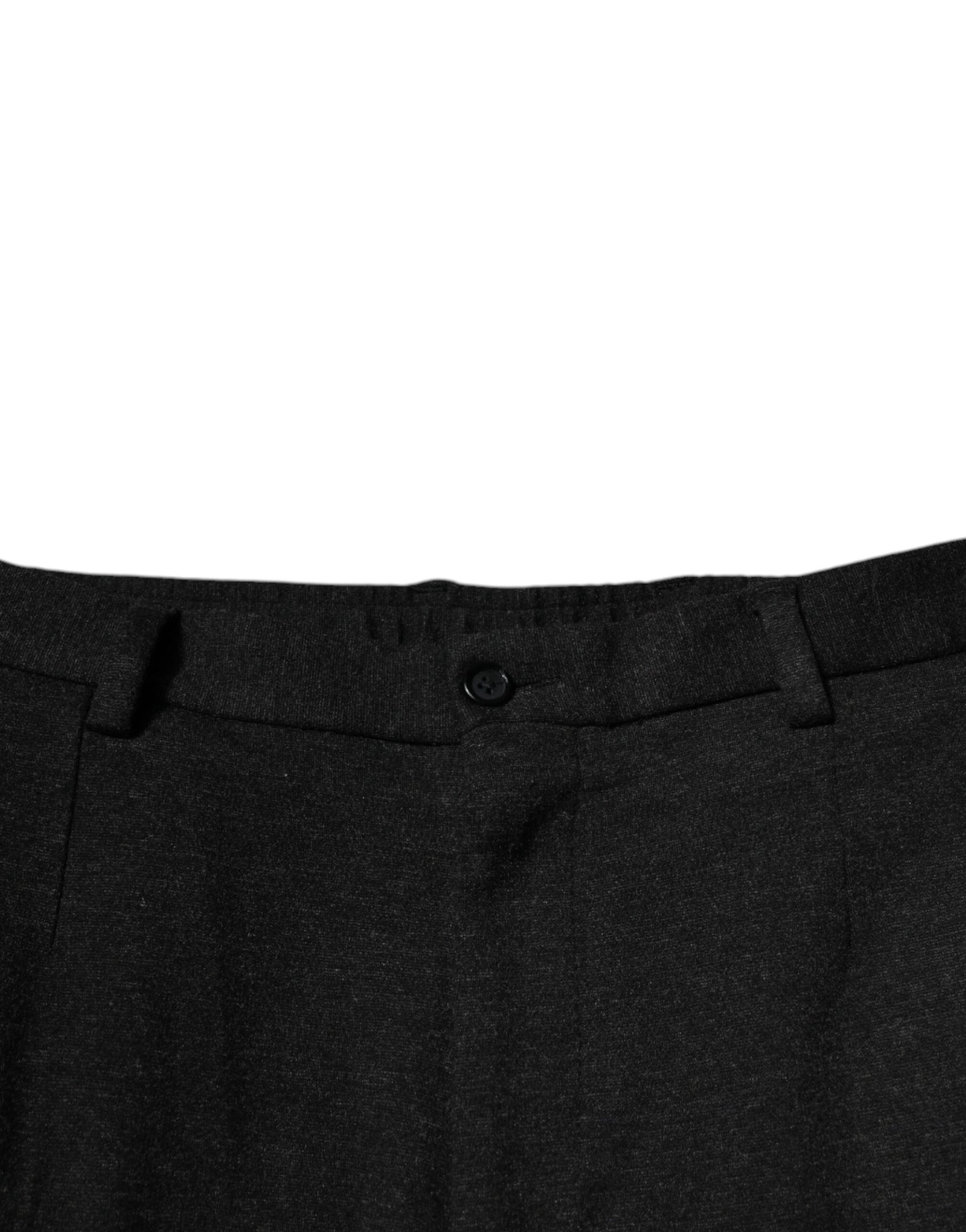 Schwarze Viskose Cargo Herren Freizeithose