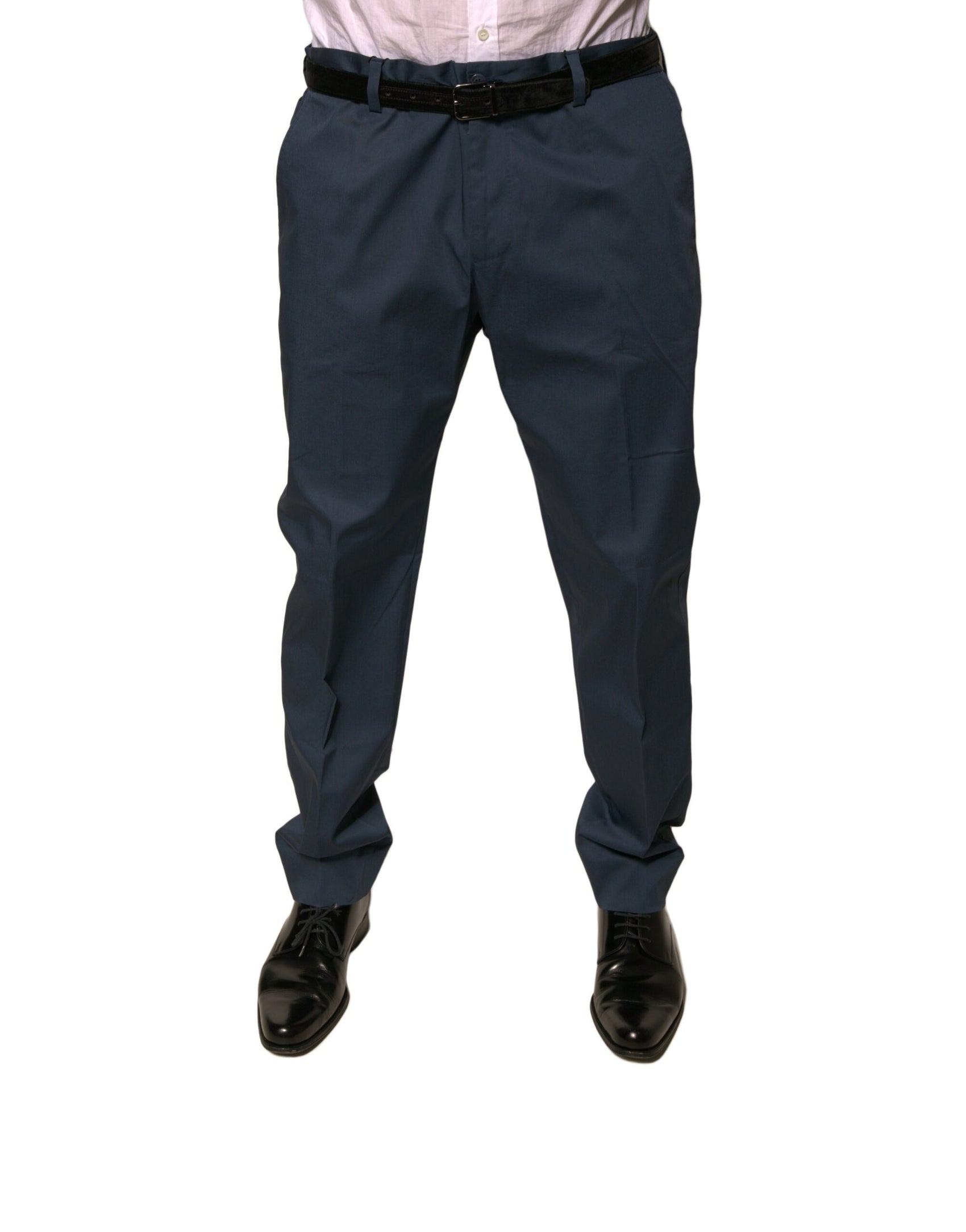 Dunkelblaue Skinny-Hose aus Baumwollstretch für Herren
