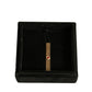 Dolce & Gabbana Gold Tone Brass Crystal Branded Tie Clip Bar