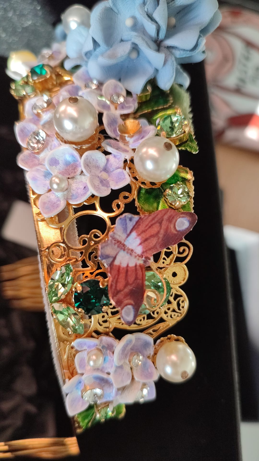 Exquisites Kristalldiadem-Tiara