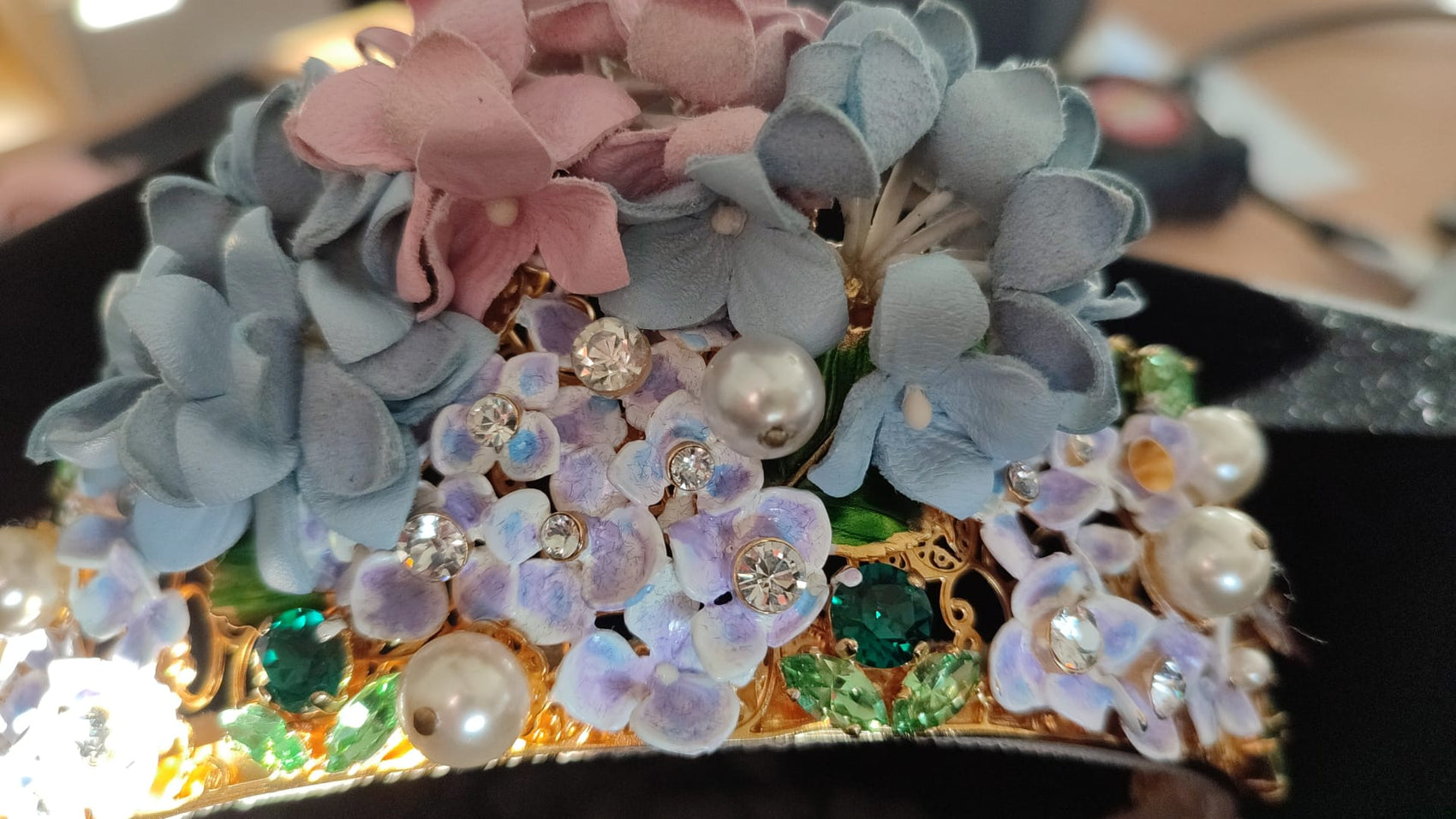 Exquisites Kristalldiadem-Tiara