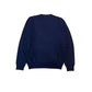 Blue Virgin Wool Men Sweater