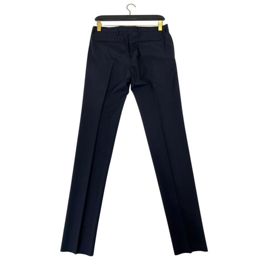 Blue Virgin Wool Men Trouser