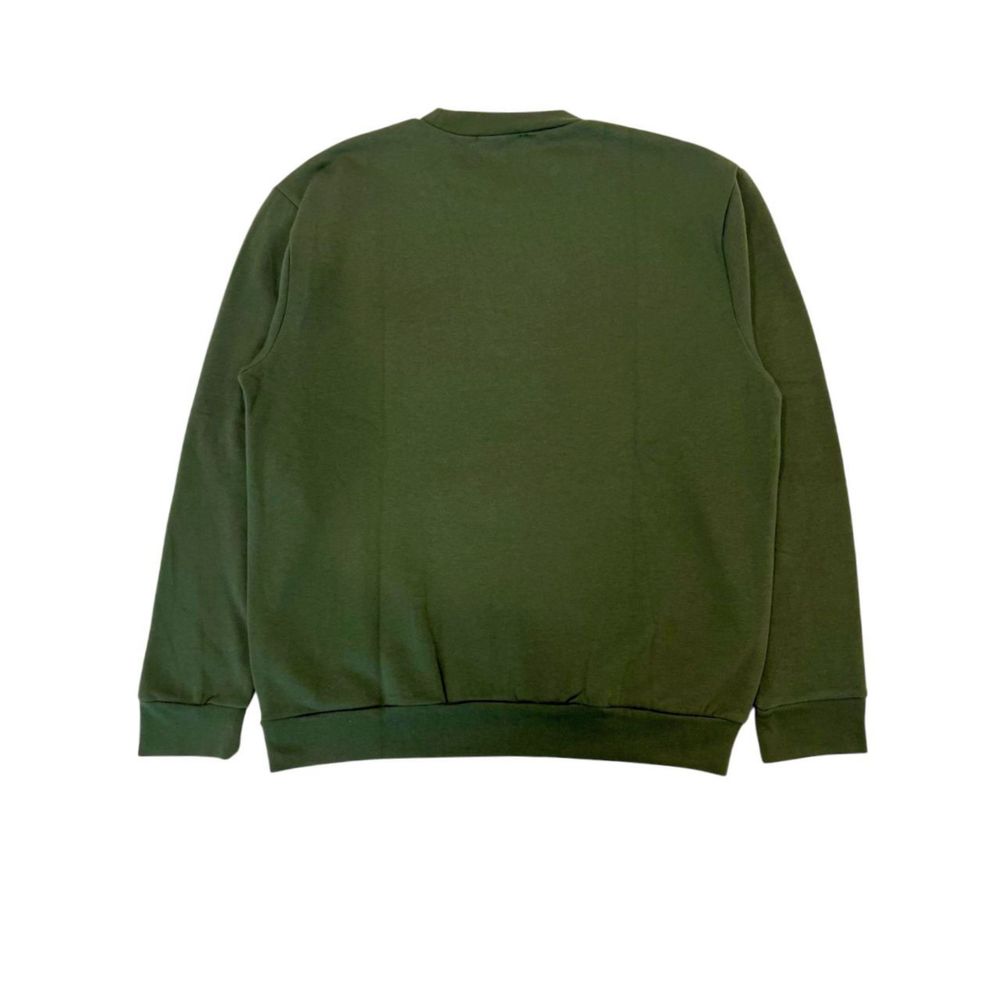 Grüner Polyester Herrenpullover