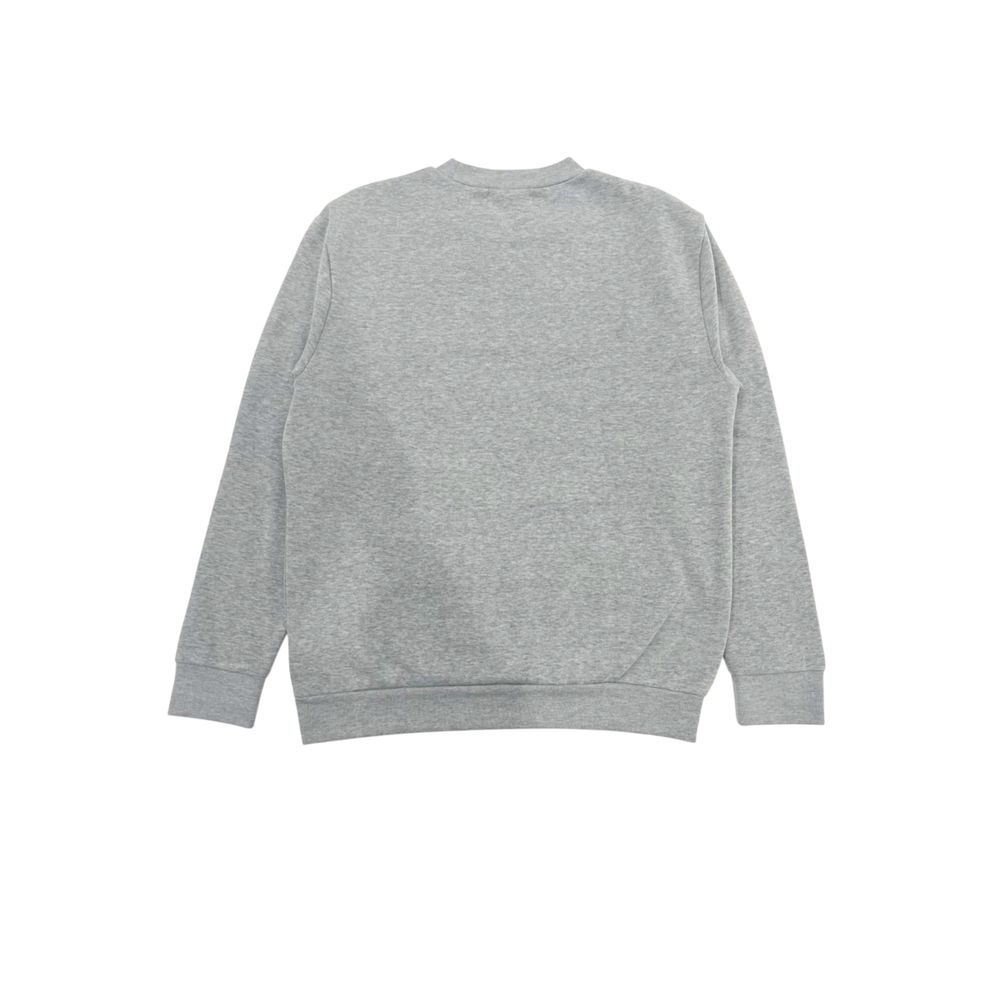 Grauer Polyester-Herrenpullover