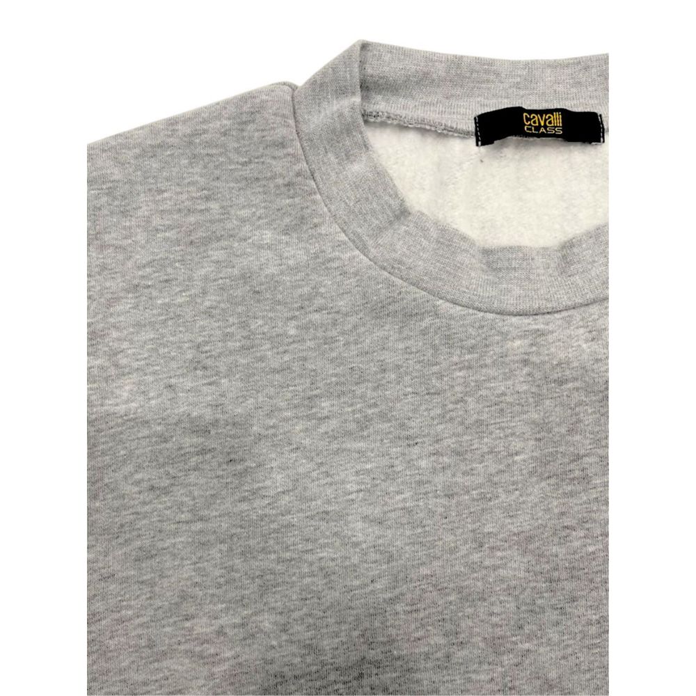 Grauer Polyester-Damenpullover