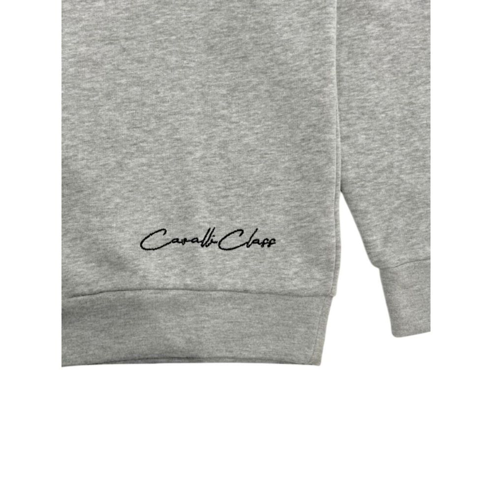 Grauer Polyester-Damenpullover