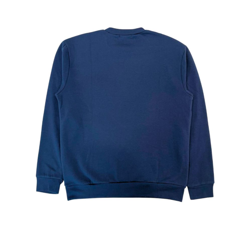 Blauer Polyester-Hoodie für Herren