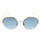 Goldene Damen Sonnenbrille