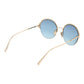 Goldene Damen Sonnenbrille