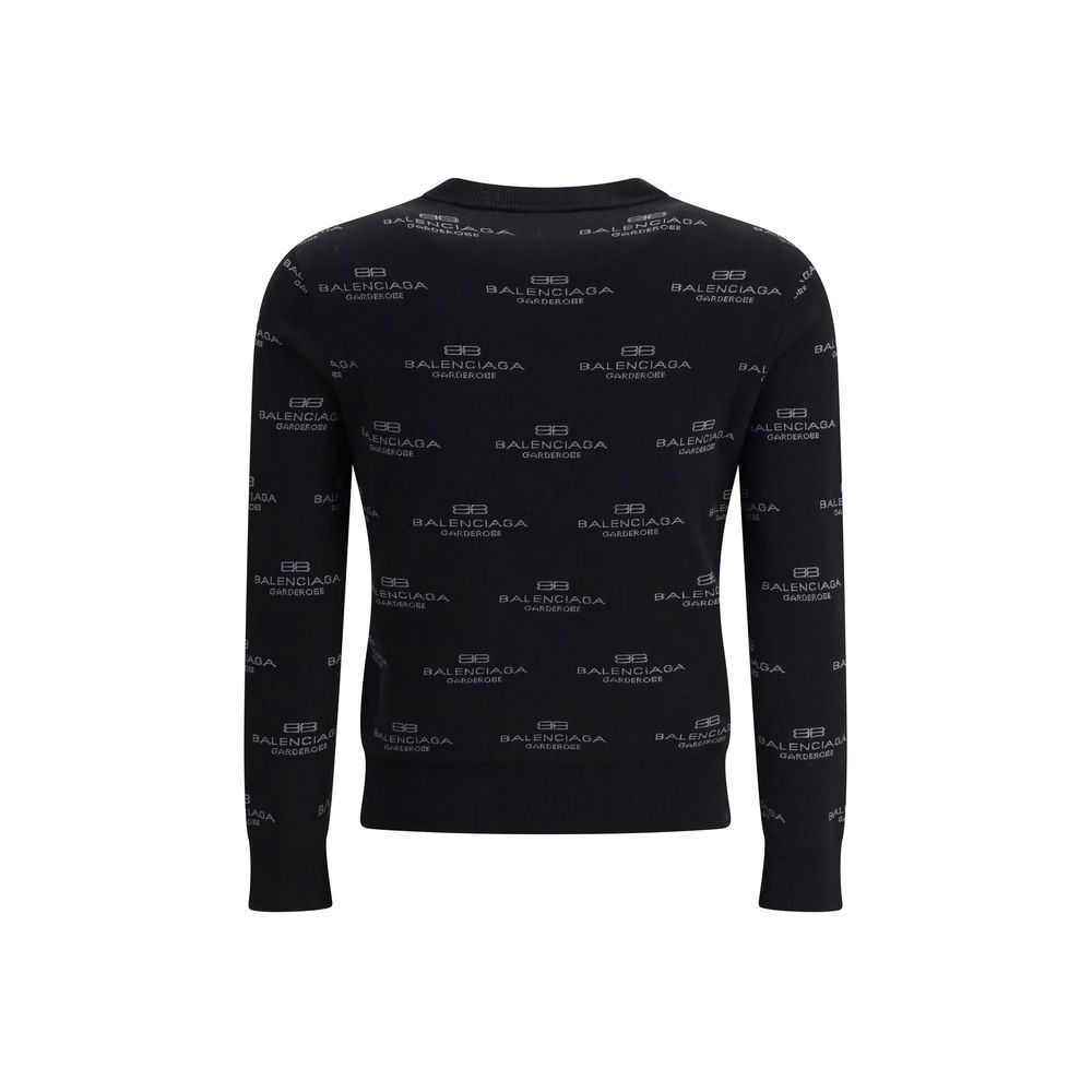 Maglione con logo all-over