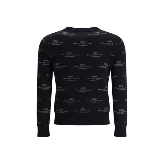 Maglione con logo all-over