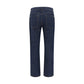 7FOR Blue Cotton Straight-Leg Jeans