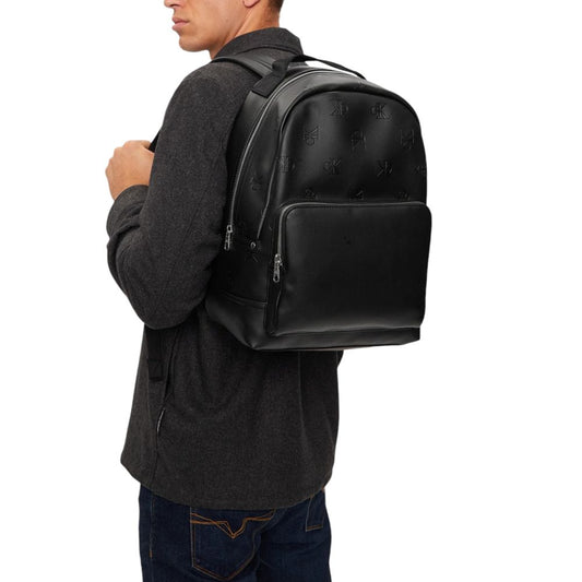 Black Polyethylene Backpack