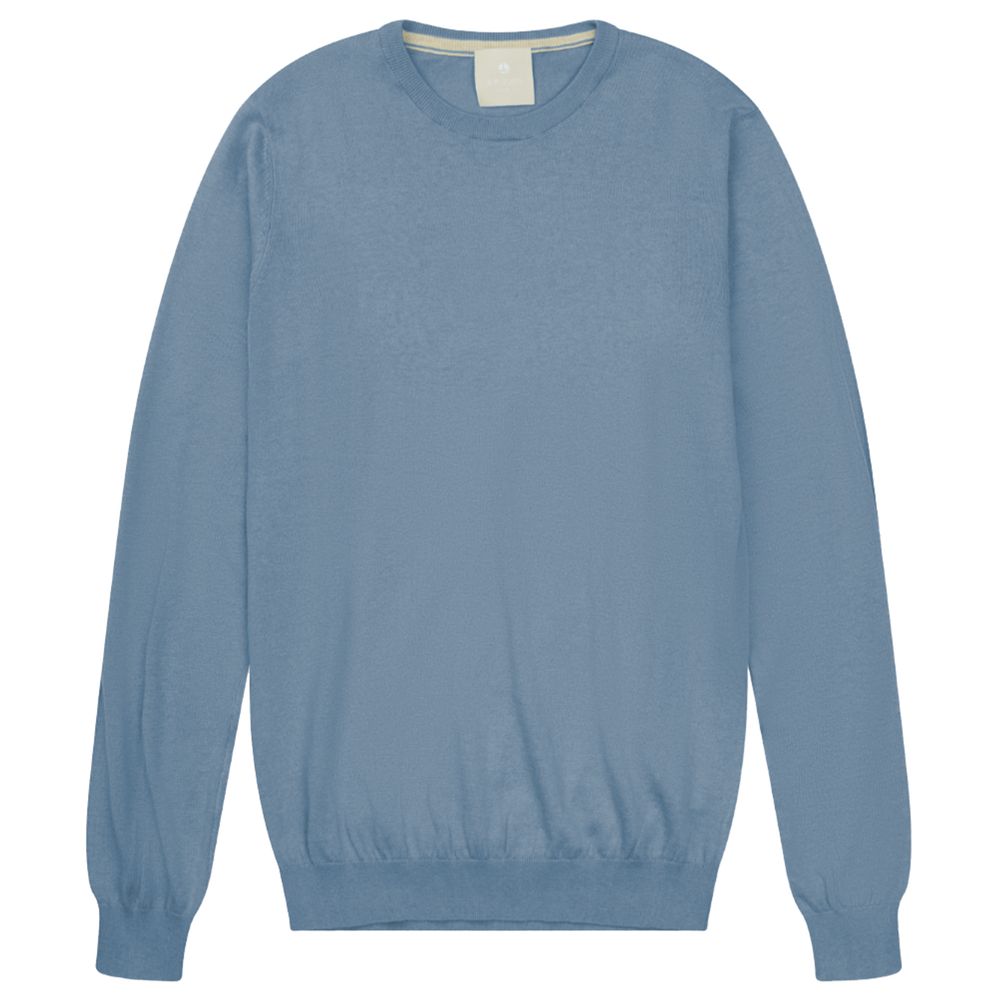 Light Blue Cotton Sweater