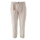 Pantaloni da uomo in cotone beige