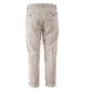 Pantaloni da uomo in cotone beige