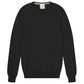 Black Cotton Sweater