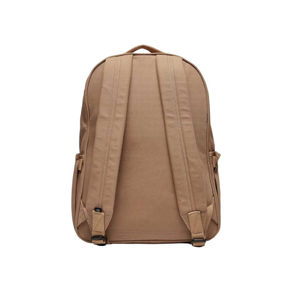 Zaino in poliestere riciclato beige